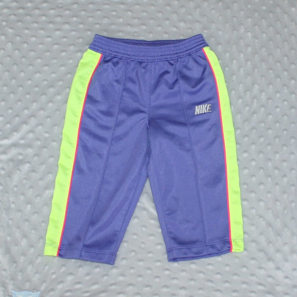 3/$20 Baby girl purple Nike track pants 12 months